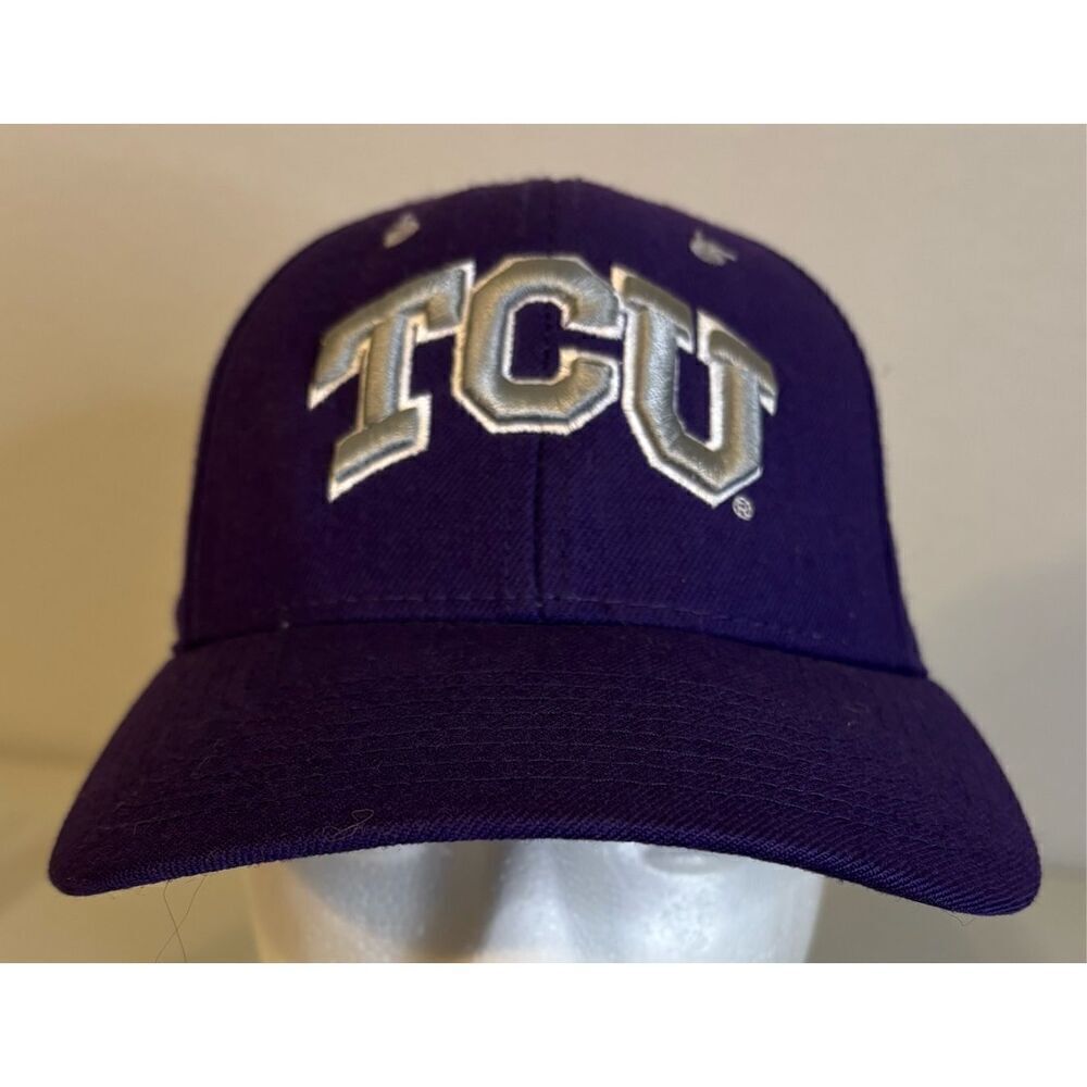Zephyr TCU Baseball Cap Size 6 7/8